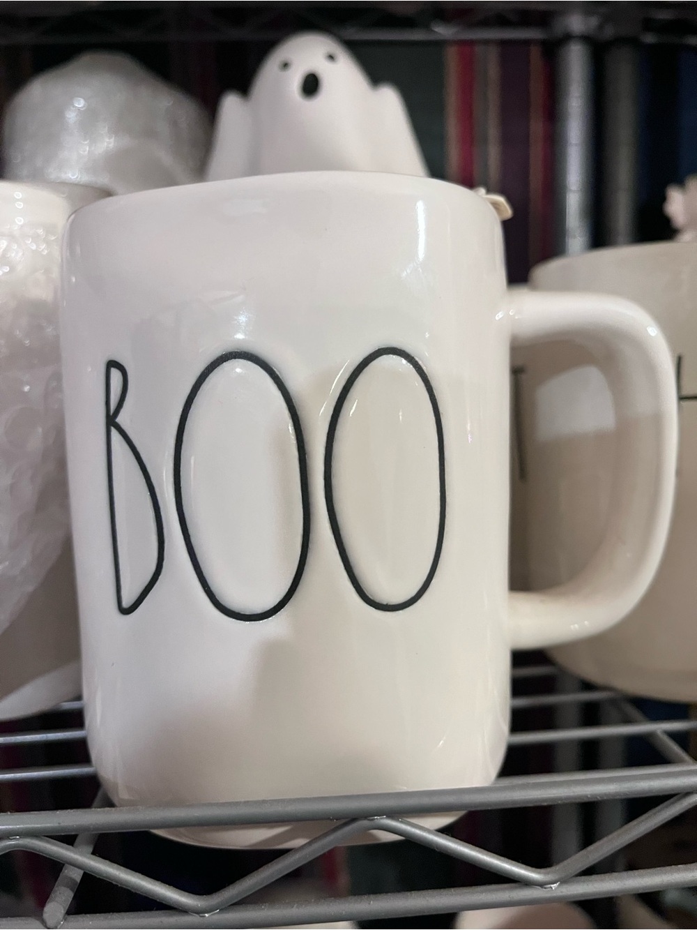 Rae Dunn - ‘BOO' Ceramic Mug - Halloween